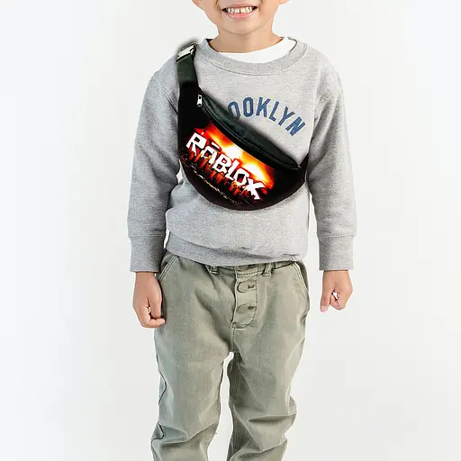 Сумка-бананка "Roblox" з принтом, 35х15см, дитяча, молодіжна (00024)