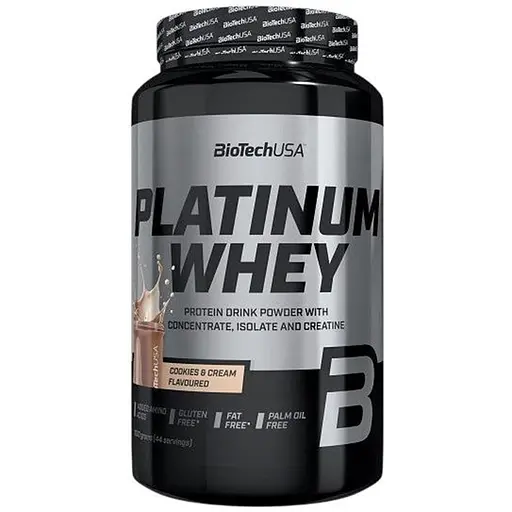 Протеин BiotechUSA Platinum Whey Chocolate brownie fudge 1 кг