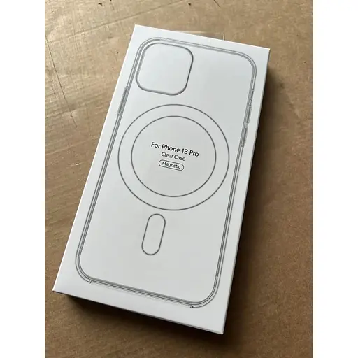 Чехол-накладка Magnetic Case для iPhone 13 Pro Clear прозрачный - фото 4