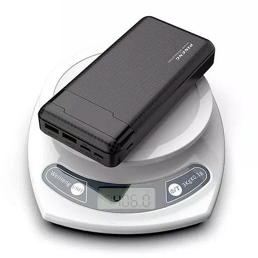 Портативный внешний аккумулятор Pineng PN-861 20000 mAh Power Bank Черный - фото 3