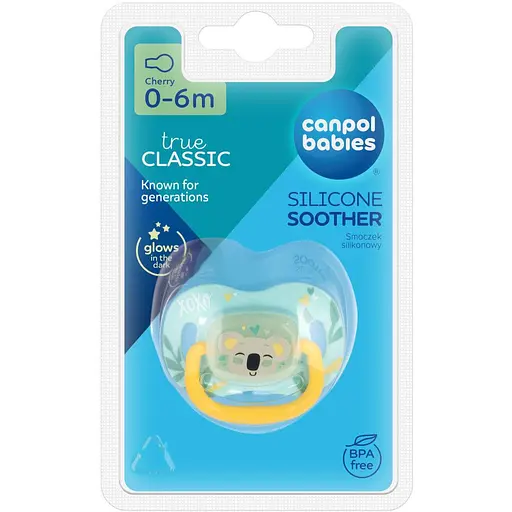 Пустушка Canpol babies Exotic Animals силіконова кругла 0-6 міс. коала (34/933_koala) - фото 3