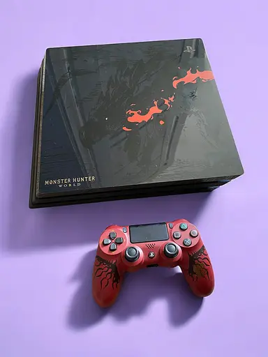 Стаціонарна ігрова консоль PlayStation 4 Pro Monster Hunter Limited Edition - фото 2