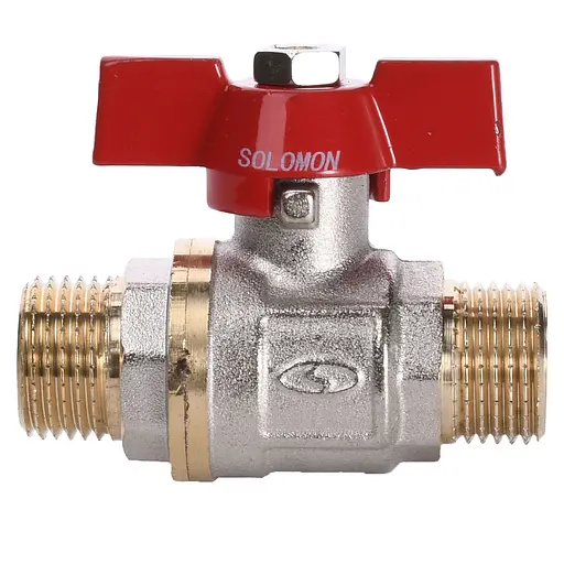 Кран кульовий прямий Solomon 1/2″ ЗЗ КБ PN40 B1420 - фото 1