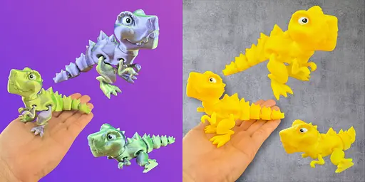 3D Игрушка Динозавр Ти-Рекс, 18 см, подвижный - фото 2