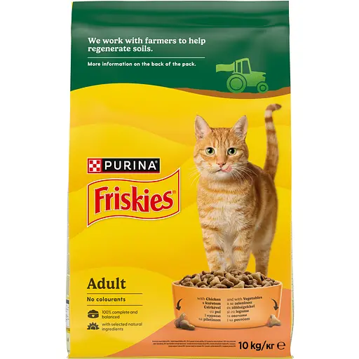 Сухой корм для котов Friskies с курицей и овощами 10 кг - фото 2