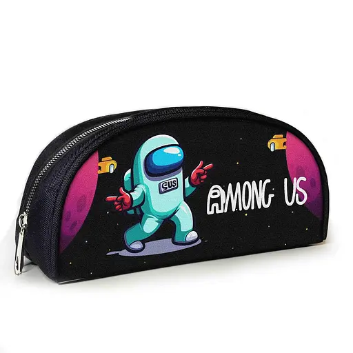 Пенал шкільний Амонг Ас/Among Us 23х10х8 см з принтом для хлопчика (02811)
