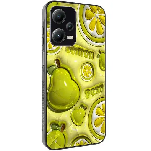 TPU+PC чохол Prisma Fluffie для Xiaomi Poco X5 5G / Note 12 5G Lemon