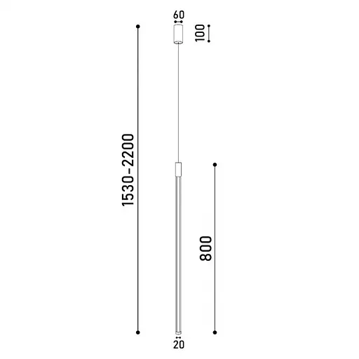Світильник підвісний KLOODI DECO PE-TWIST 80 3K BK - фото 2