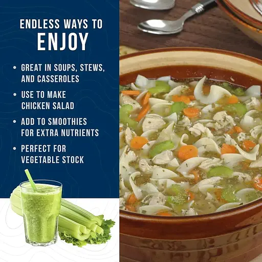 Сельдерей нарезанный сублимированный Augason Farms с большим сроком годности 25 лет 73 порции - фото 6