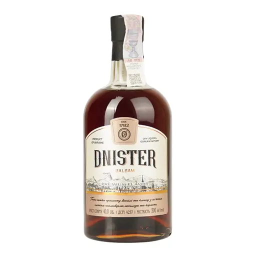 Бальзам Старий Ринок Дністер Новий 40% 0.5 л - фото 1