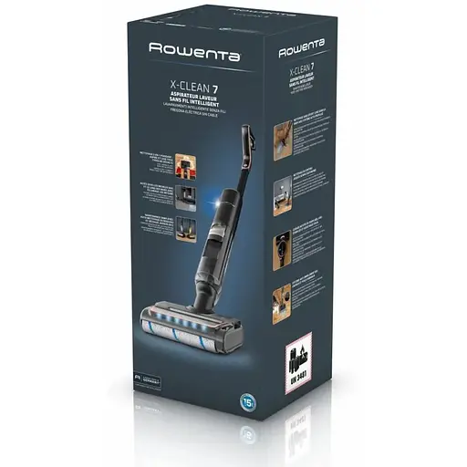 Пылесос Rowenta X-Clean 7 беспроводной моющий черный (GZ5736E0) - фото 4