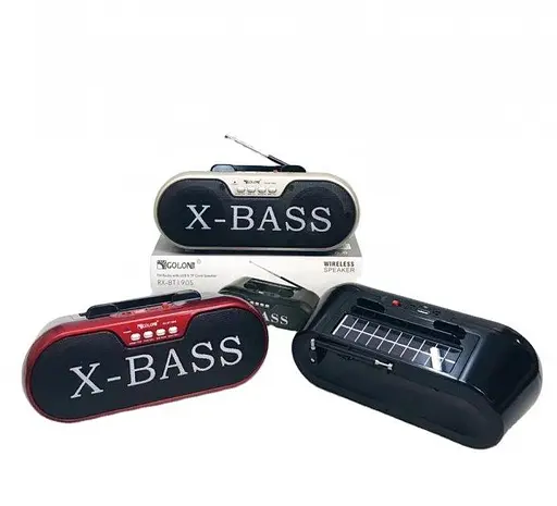 Портативна Bluetooth-колонка GOLON RX-BT190S бездротова колонка з радіоприймачем фм бумбокс - фото 3