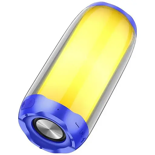 Портативна Bluetooth-колонка Hoco HC8 Pulsating colorful luminous wireless speaker Синій