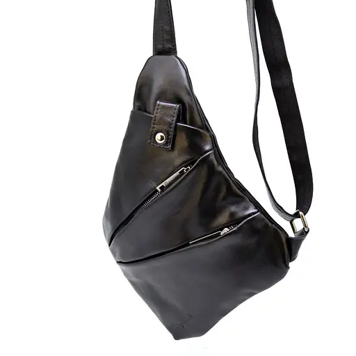 Кожаная мужская сумка через плечо TARWA 23х28х4 см sum0025831 - фото 6