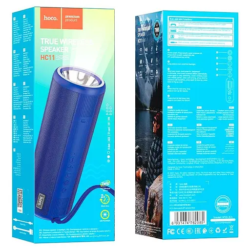 Портативна Bluetooth-колонка Hoco HC11 Bora sports BT speaker Синій - фото 2