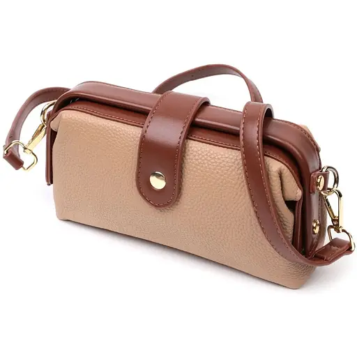 Клатч Vintage с защелкой из натуральной кожи 19.5х10х5.5 см sum0029011 - фото 1