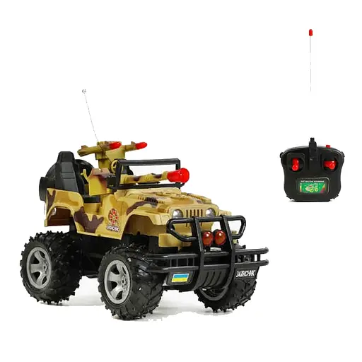 Джип на радіокеруванні Захисник TK Group, підсвічування, акумулятор 3.7V, пульт 49 MHz, гумові колеса
