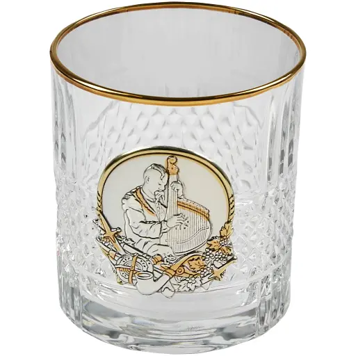 Подарунковий набір склянок для віскі Boss Crystal "Гербовий з козаками": графін - фото 4