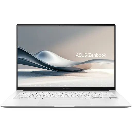 ASUS Ноутбук Zenbook S 14 UX5406SA-PV030W 14" 3K OLED, Intel Ultra 7 258V, 32GB, F1TB, UMA, Win11, Белый