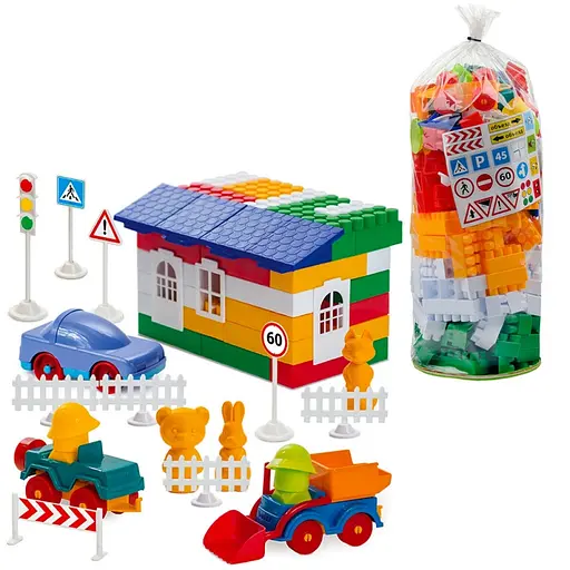 Конструктор Colorplast Лидер №5 200 деталей 1-054  - фото 3