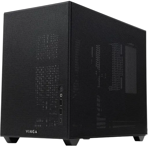 Корпус Vinga Glacier Black - фото 2