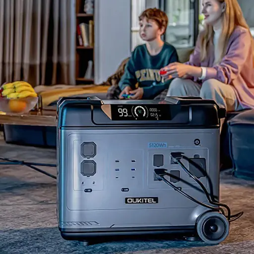 Портативна зарядна станція OUKITEL P5000E 2200W 5120Wh (42-00099) - фото 10
