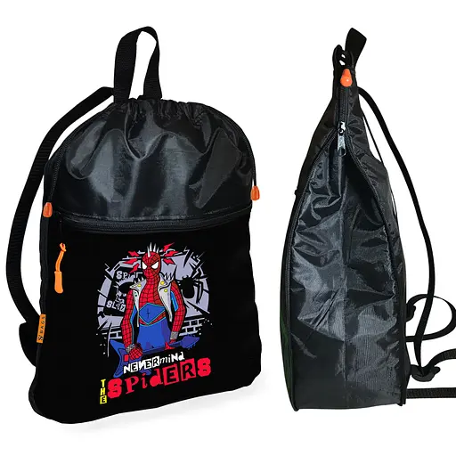 Рюкзак-мешок для школы Человек-паук "Spider-Man"детская сумка для обуви и спортивной одежды (01517)
