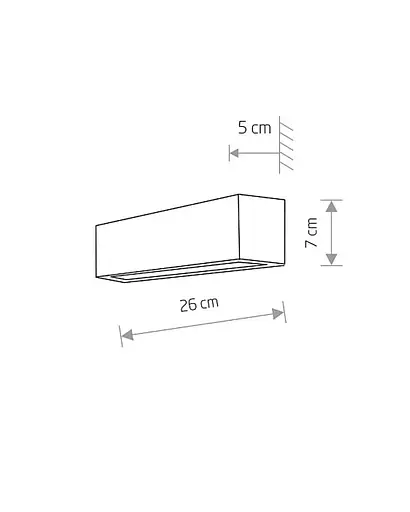 Бра Nowodvorski 6345 STRAIGHT WALL WHITE XS - фото 4