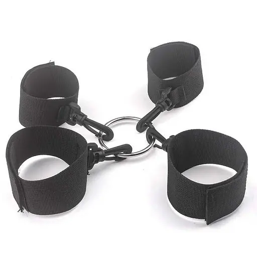 Фіксатори для рук і ніг BDSM-аксесуари для різних ігор Чорний K000380 - фото 1
