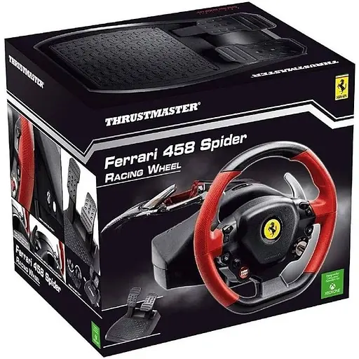 Ігрове кермо з педалями Thrustmaster Ferrari 458 Spider (4460105) Вітрина [147854] - фото 8