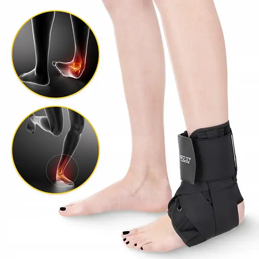 Фіксатор (бандаж) для гомілкостопу 4FIZJO на шнурівці, універсальний 1 шт 4FJ0635 (P-5905973400558) - фото 3