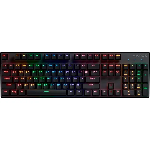 Клавіатура Hator Icefall Mecha Wireless Rainbow Black HTK204UA (133362)