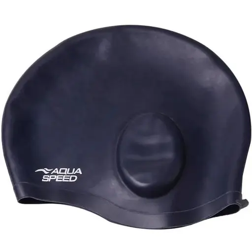 Шапочка для плавания Aqua Speed Ear Cap Comfort Темно-синий (1000-289-22)