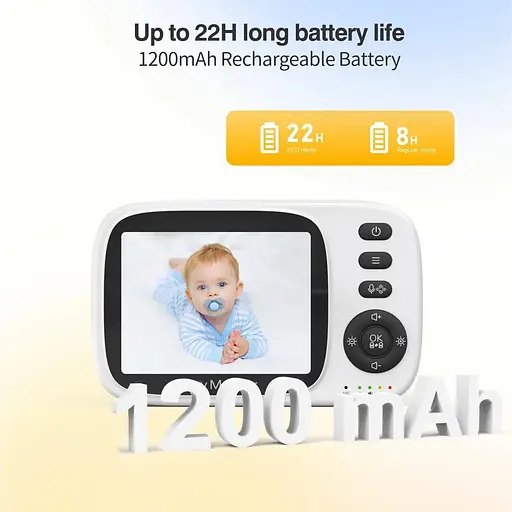 Відеоняня Baby Monitor MB632A Pro цифрова бездротова - фото 3