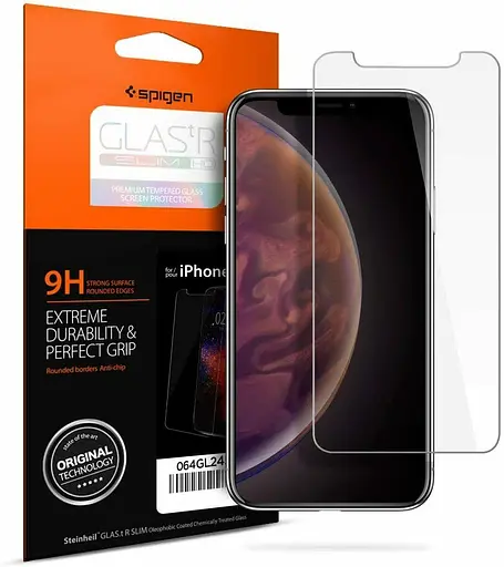 Протиударне захисне скло Spigen Screen Protector Glass для iPhone 11 Pro Max/XS Max (6.5") 065GL24540 - фото 2