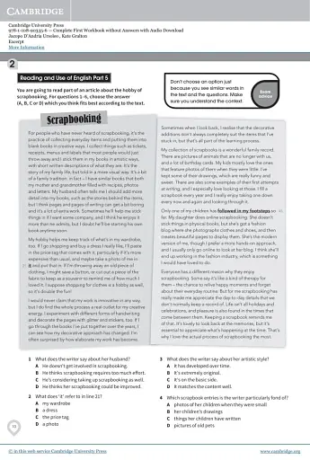 Complete First. Workbook without answers and Downloadable Audio - фото 8