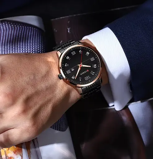 Годинник наручний Curren 8411 Black (18691) - фото 4