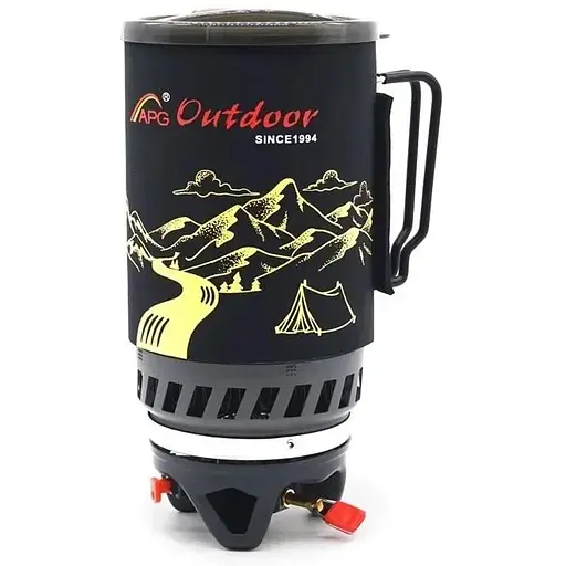 Система приготування їжі APG ST-83 інтегрована з теплообмінником туристична 1.4 літра - фото 2