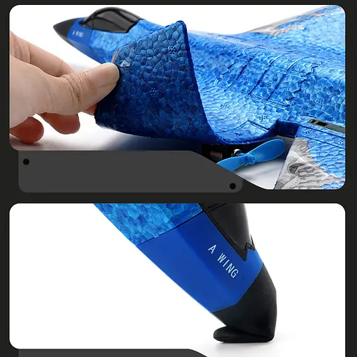 Літак на радіокеруванні SCHE HW39 F35 Fighter Blue - фото 6