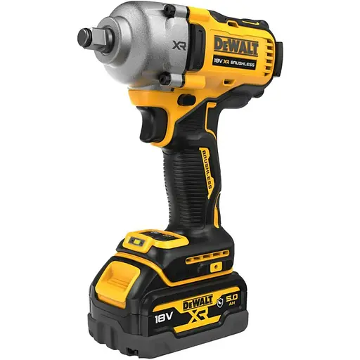 Гайковерт ударный аккумуляторный DeWalt с АКБ и ЗУ DCF891P2G - фото 1