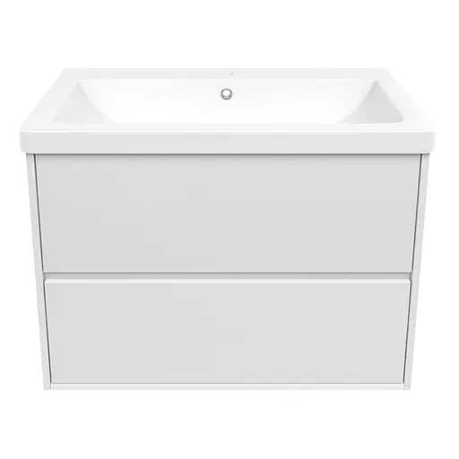 Тумба з умивальником Volle Teo 80 см Білий 15-88-81 - фото 2