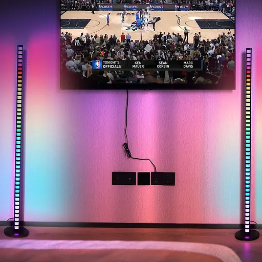 Підлогова кутова LED лампа RGB Magic 2 Bluetooth USB with app Black - фото 5