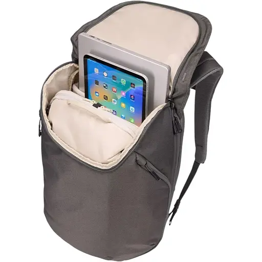 Комплект: Рюкзак Thule Subterra 2 Travel Backpack 26L Vetiver Grey (TH 3205056) + Органайзер Thule Subterra 2 PowerShuttle Small Vetiver Grey (TH 3205039) - фото 8