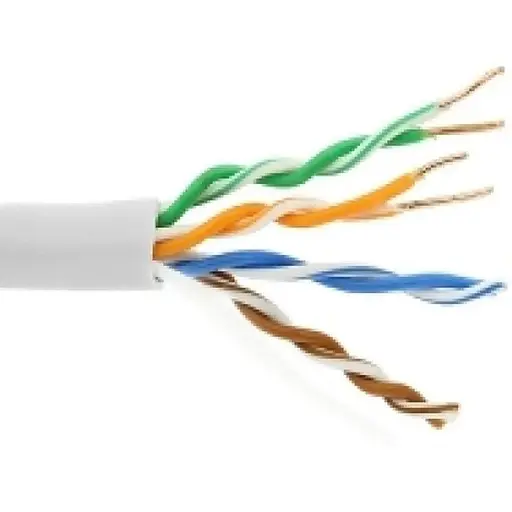 Кабель для прокладання мережі звита пара Квап Utp 8 жил 4 пари білий внутрішній