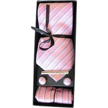 Набір краватка, хустинка, запонки - фото 1