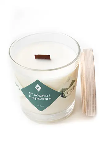 Різдвяні Карпати 250 мл 30 год Стандартні Соєвий віск - фото 2