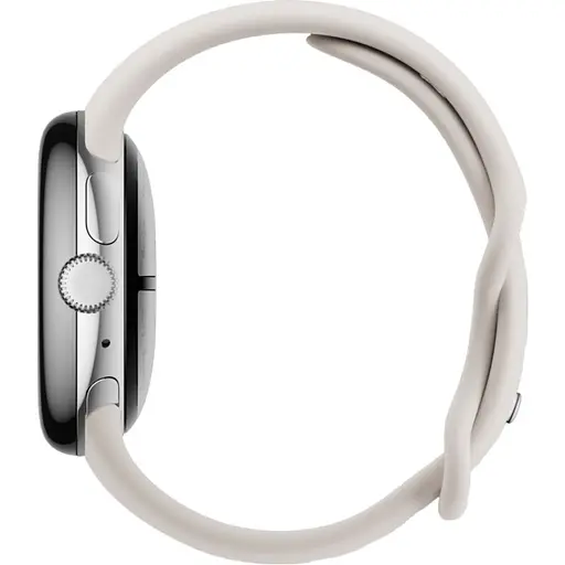 Смарт-часы Google Pixel Watch 3 41mm Matte Polished Silver/Porcelain Band [115659] - фото 4