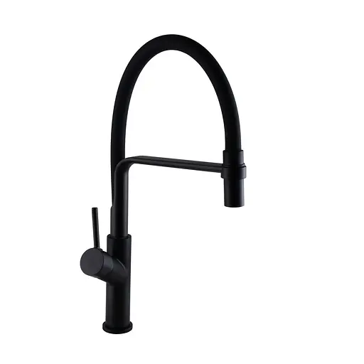 Змішувач для кухні Globus Lux Denver Flex GDF-32-10-01 Чорний матовий - фото 1