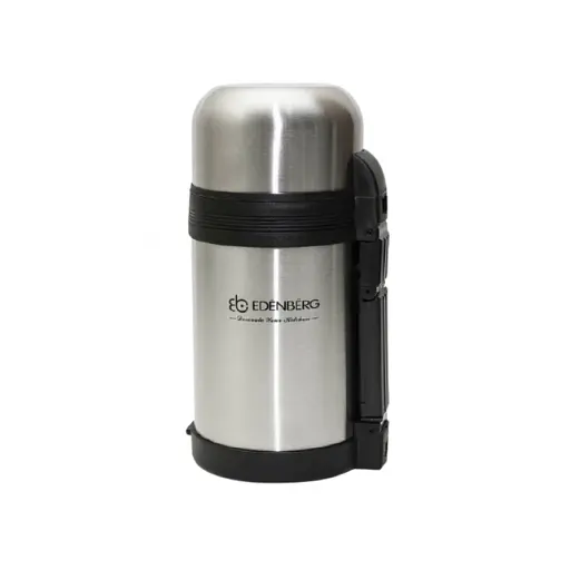 Термос пищевой Edenberg из нержавеющей стали с ручкой 1 л (EB-3507)
