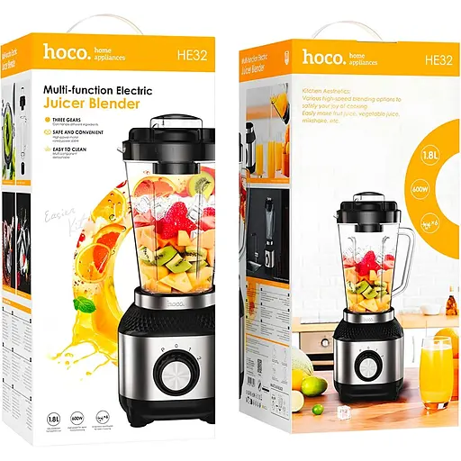 Блендер Hoco HE32 Juicer Black [136083] - фото 5